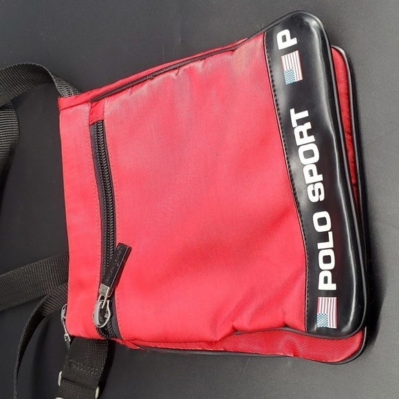 Vintage Polo Sport Saddle Crossbody Bag - Picture 2 of 16